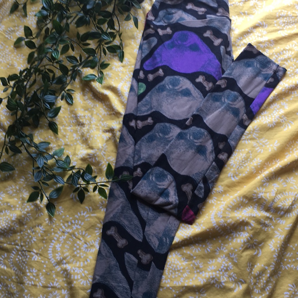Puppy Lularoe leggings